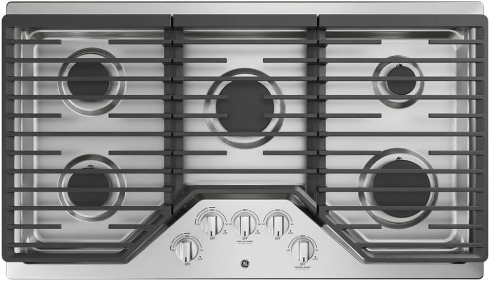 GE 36-Inch Built-in Gas Cooktop JGP5036SLSS
